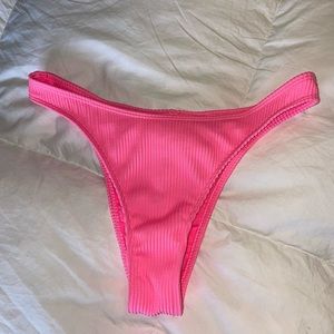 Hollister neon pink swim bottoms